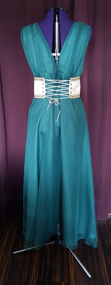 Brautkleid_gruen_griechisch Brautkleid griechischer Stil grün