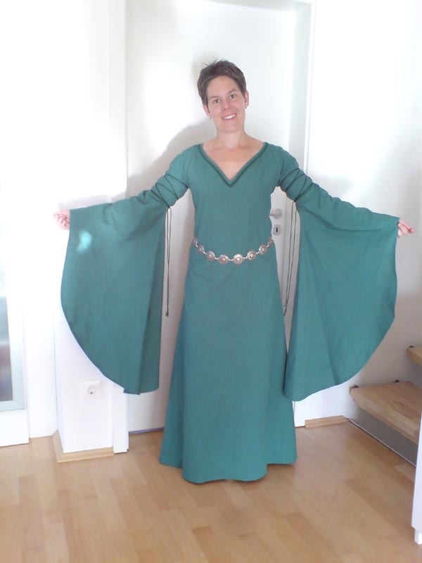 Mittelalterkleid grün