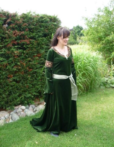 Arwen Mourning Cosplay grün