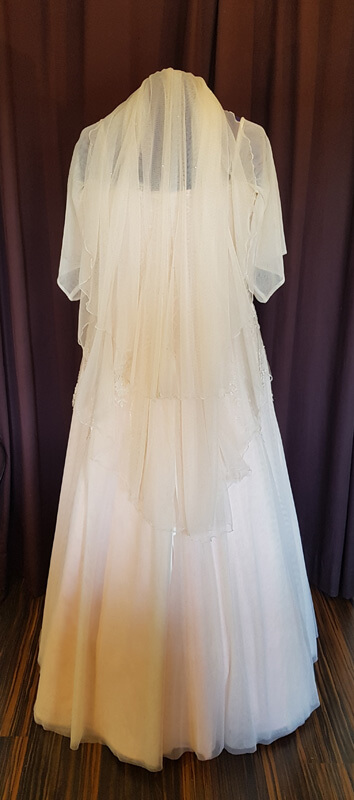 Brautkleid mit Schleier